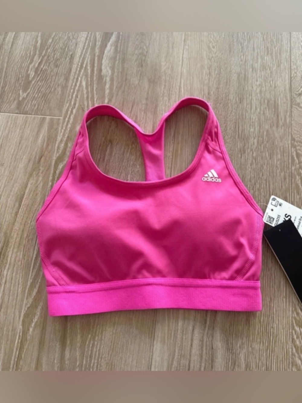 NWT Adidas Screaming Pink Sports Bra XS